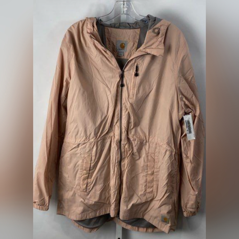 Carhartt Women's Rain Defender Hooded Lightweight Coat Size XL MSRP $79.99 - Picture 4 of 8